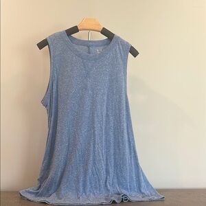 Livi Active Blue Muscle Tee Relaxed Sleeveless Top